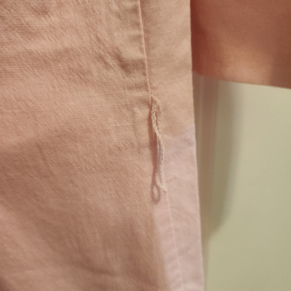 Lilly Pulitzer Pink Button Down Shirt Dress Palm Tree Embroidery Size 2 - Picture 7 of 10